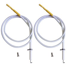 For BBQ Grillware Ceramic Electrode Ignitor with 700mm Wire 2 Pack