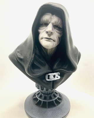 Star Wars Emperor Palpatine Return of the Jedi Insp. Mini Bust Statue Handpaint