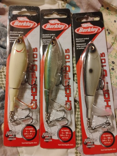 Lot 3 Cigales Topwater EZ'S LURES – Leurres Crankbait Pour Pêche En Eau Douce