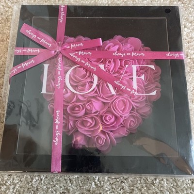 Always And Forever (Pink) Flower Box (Wall Hanger)