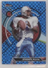 2023 Composite Topps Finest Blue Checkerboard Refractor 46/99 Warren Moon b4d