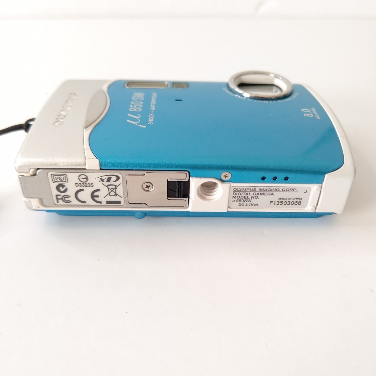 オリンパス　μ850SW 美品　デジタルカメラ　セット　Camera μ（ミュー）850SW ：コンパクトデジタルカメラ Toughシリーズ