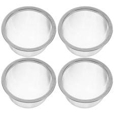 4 Pezzi Filtro Tè Viaggio Colino Extra Fine Acciaio Inox Infusore Sciolto
