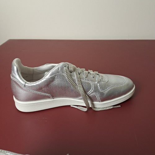 Frankie4 Kendall Shoes Womens Size 8.5 Silver Metallic Platform Casual Sneakers - Picture 6 of 15