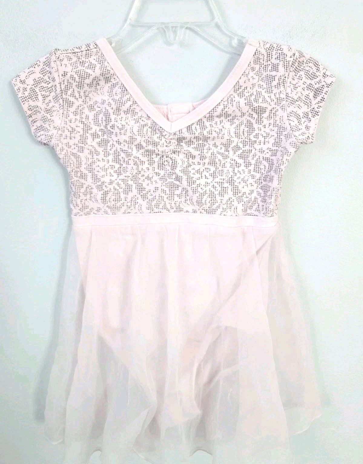 Danskin Now Girls XXS 0-2 Pink Dance Dress Leotard Tulle Skirt Ballet Gymnastics