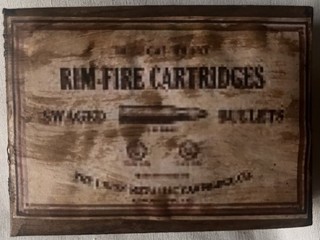 Replica .32 Rimfire Cartridge Box By UMC