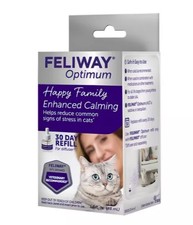 Feliway Optimum Enhanced Calming 48 mL Diffuser Refill for Cats - New Box 2027 