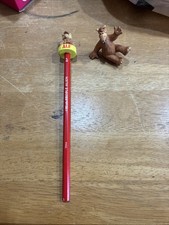 Vintage Alf Pencil "I'm a People Alien"   2" PVC Alf Figure 1980s