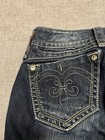 Rock Revival Adele Skinny Jeans Size 28 Dark Wash Fleur De Lis Flap Pocket  — photo 3