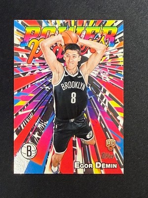 2025-26 Topps #PP-18 EGOR DEMIN RC Power Players BUY ANY 2 GET 1 FREE