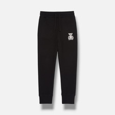 Burberry Kids Baby Boy's Black Otto Bear Cashmere Sweatpants Size 3Y