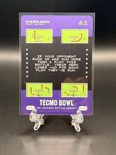 Bo Jackson Battle Arena Tecmo Bowl Overplayed Play # PL9 SSP Play