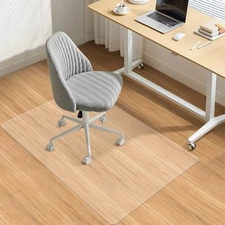  Office Chair mat for Hardwood Floor Fully Transparent 30 x 48 inches Clear