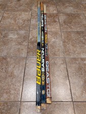 x3 Junior Ice Hockey Stick Shafts Easton Ultra Lite Graphite 100 & Ultra Carbon 