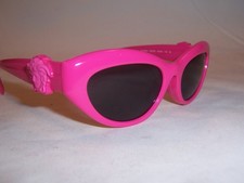 NEW VERSACE KIDS SUNGLASSES VK 4005U 552787 FUCHSIA/GRAY 49MM AUTHENTIC KIDS
