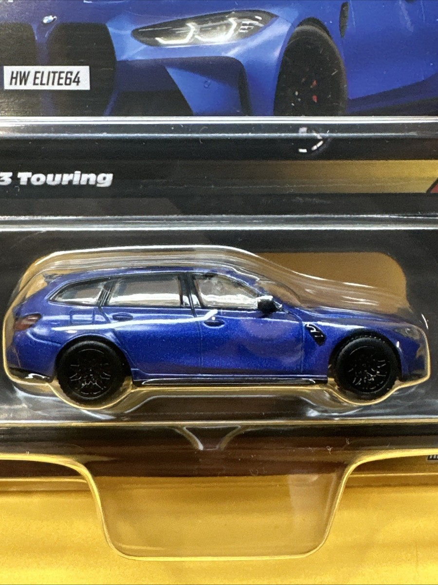 Hot Wheels Elite 64 BMW M3 Blue Touring Mattel Creations In
