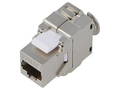 KSF5-2000 RJ45-Modul Trapez silber Kat: 5e auf Kabel,gepresst -10-60°C LANBERG