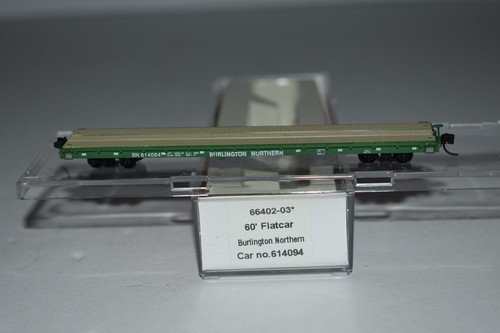 Coche plano escala N Intermountain 66402 Burlington Northern 60' 614094 C58542 | Condition: Used
