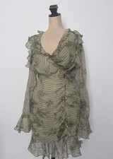 ASOS Embellished Fairycore Whimsical Floral Mini Ruffle Dress