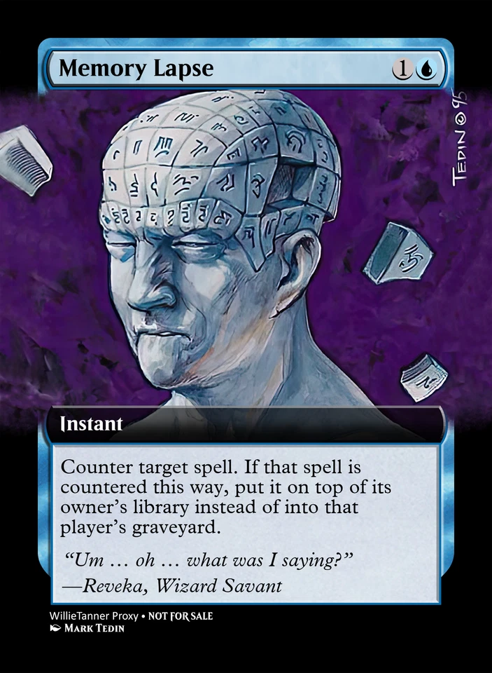 Dan Dan / Forgetful Fish - MTG Magic Custom Alt 2 Player Deck - Ready to Play - Image 3 of 4