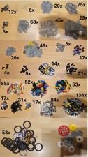 Lego Technik Konvolut (900+), Zahnräder, Kupplung, Keilriemenrad, Cam.(sortiert)