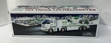 2006 Hess Gasoline Toy TRUCK and Helicopter Lights and Sounds NIB