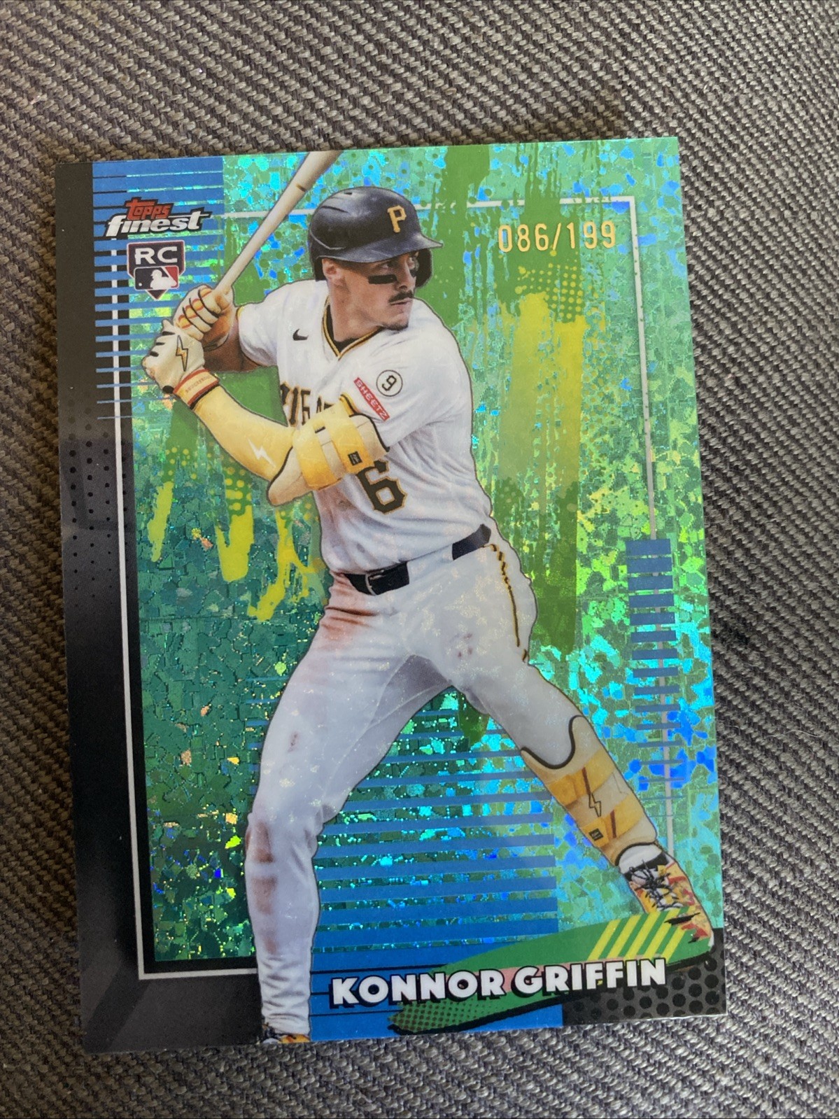 2026 Topps Finest Konnor Griffin #6 Common Aqua Mini Diamonds /199