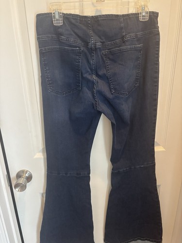 Free People We The Free Pull-On Schlagjeans Blau Stretch Denim Damen 31R - Bild 2 von 5