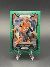 2023 Panini Prizm - Logan Wilson #60 Green Wave Prizm