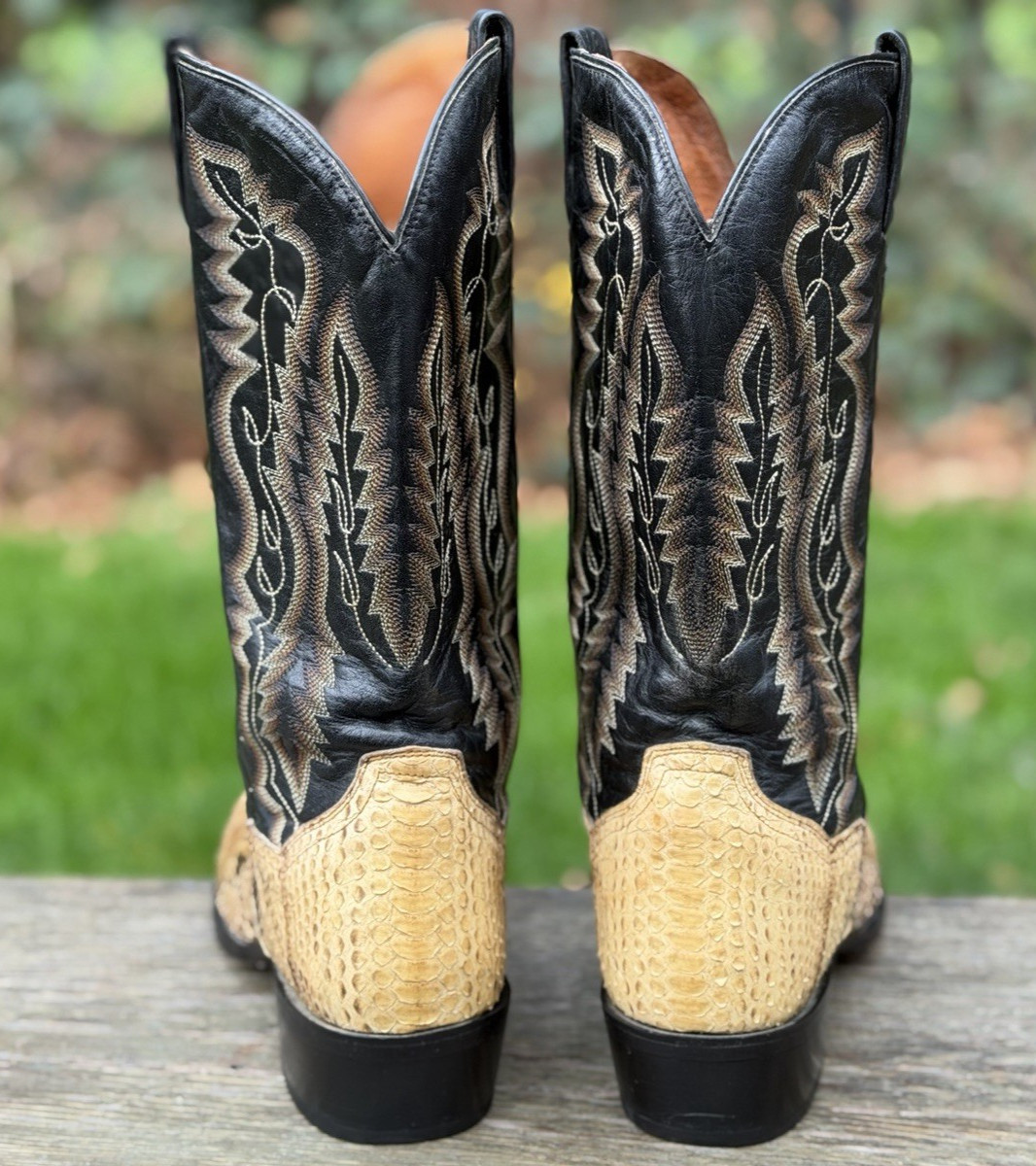Dan Post Manning Python Snakeskin Western Cowboy … - image 12