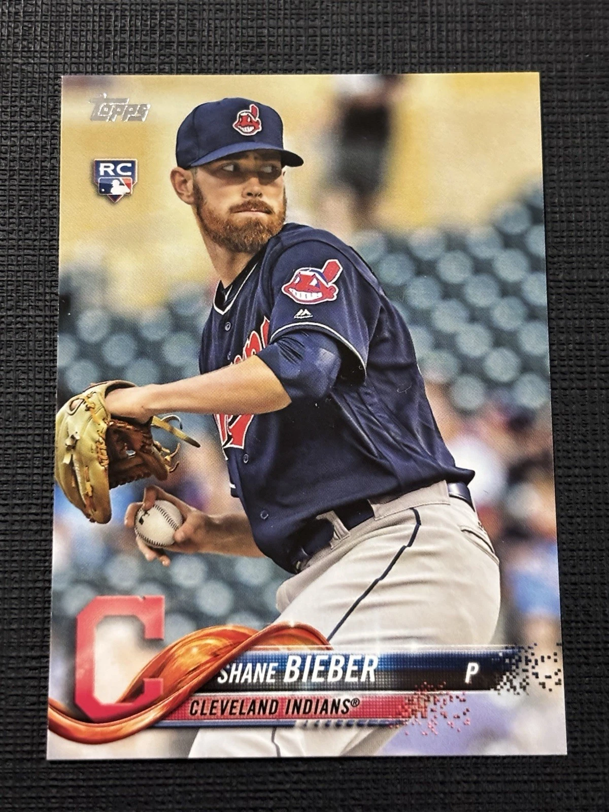 Shane Bieber trading card