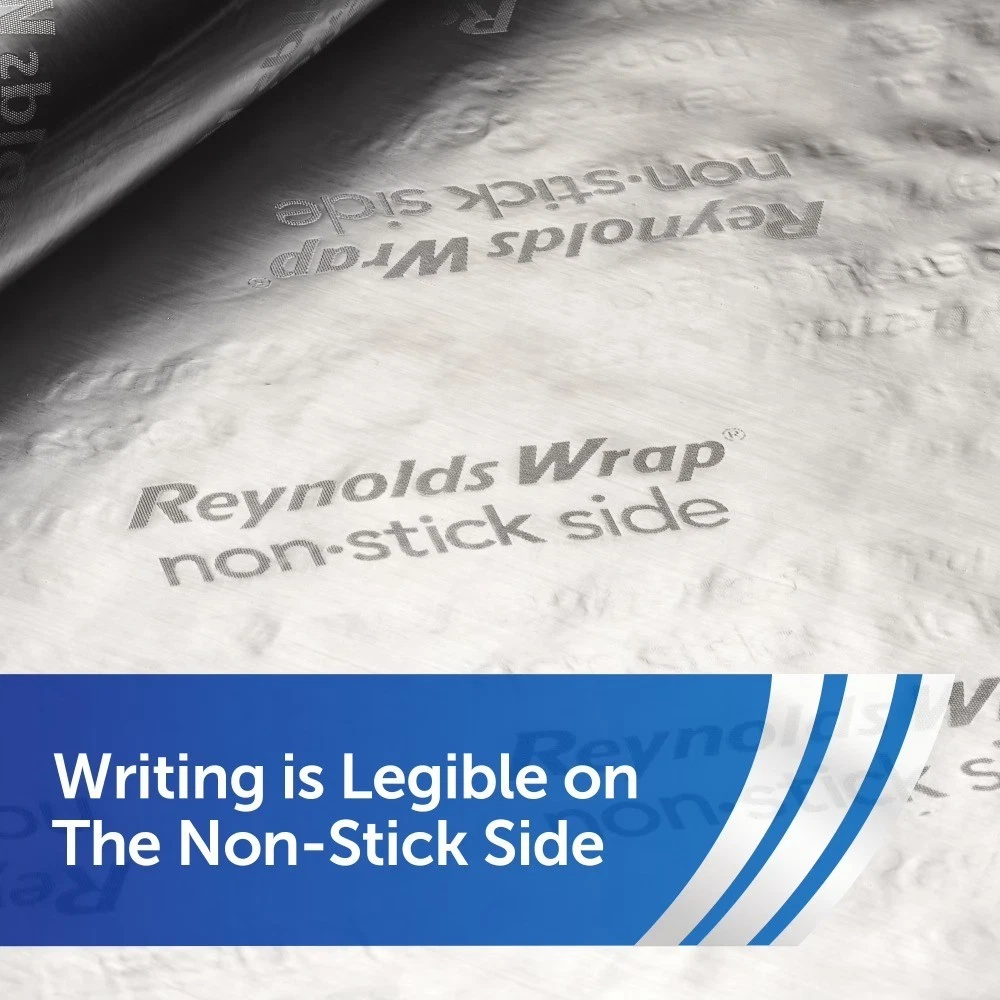 Non-Stick Aluminum Foil Roll, 12 Inch Wide, 150 Square Feet - thumbnail 3