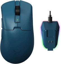 DeLUX M900PRO Wireless Gaming Mouse, 8000Hz Polling Rate, RGB M900PRO-Blue 