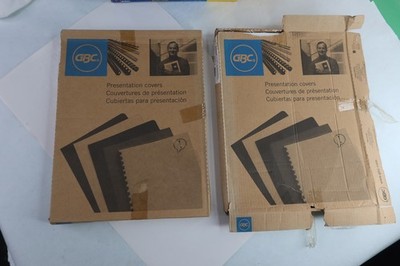190 GBC Clear View Presentation Covers 11.25 X 8.75 Binding System Unpunched