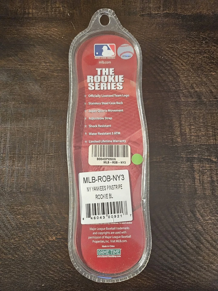 New York Yankees MLB Game Time Watch "The Rookie Series" - Rare, Sealed! - Image 2 of 2