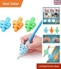 Beidhändige Bleistiftgriffe für Kinder - 3er Pack Schreibhilfen für Handschrift Meisterschaft