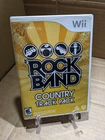 Rock Band: Country Track Pack (Nintendo Wii, 2009) CIB Complete W/ Manual