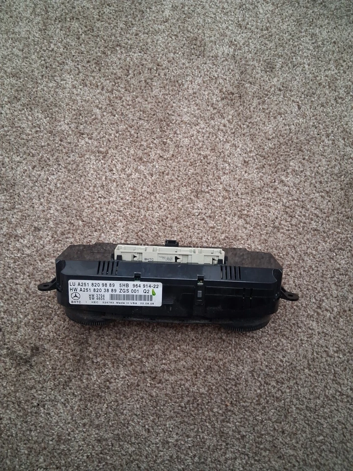 2006 2007 2008 Mercedes ML-Series R-Series A/C Heater Climate Control Preowned - Image 2 of 4