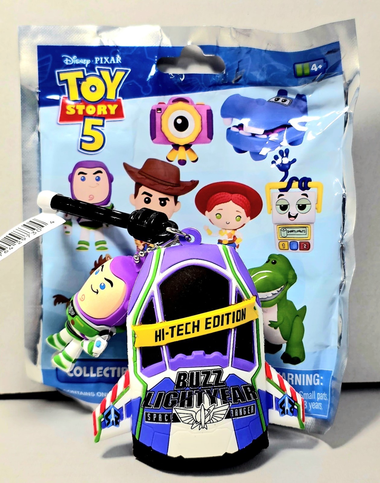 Disney Pixar Toy Story 5 Película Coleccionable Bolsa Clip EXCLUSIVO B RARO CHASE BUZZ
