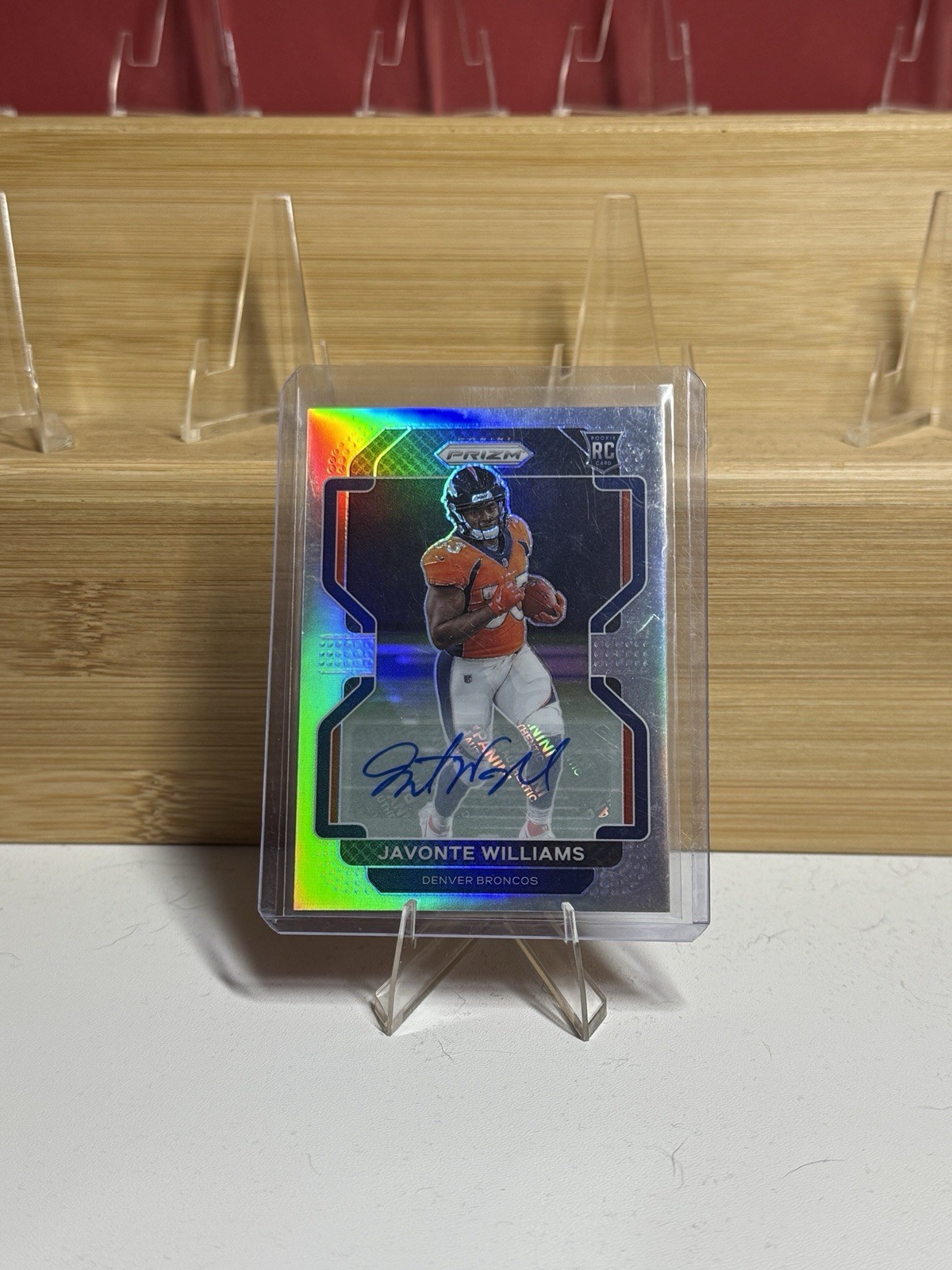 2021 Panini Prizm - Rookie Javonte Williams #345 Silver Prizm Autographs  