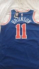 Jalen Brunson #11 New York Knicks Icon Edition Swingman Blue Jersey Xl