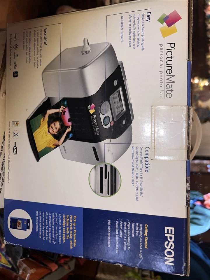 Epson PictureMate Personal Photo Lab printer - New Old Stock - Image 4 of 4