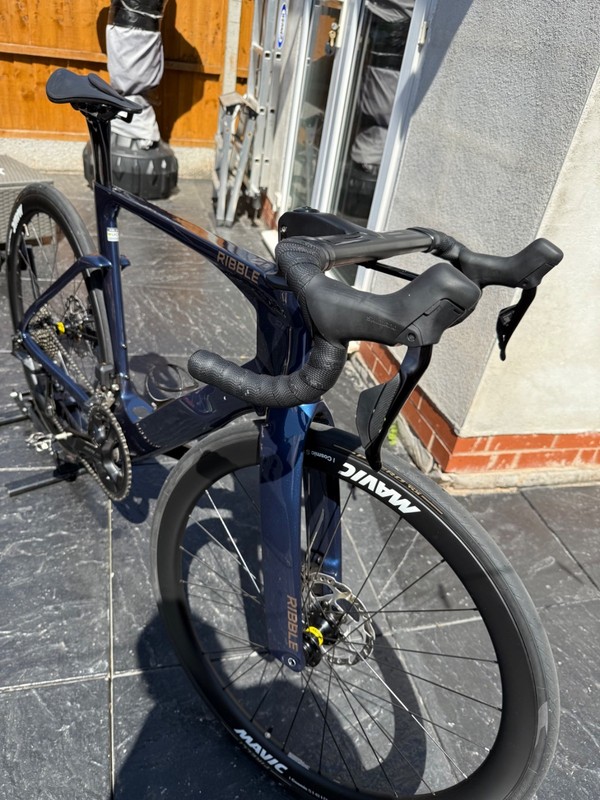 Ribble Ultra-aero SL R, fitted with the Shimano 105 Di2 12-speed electronic