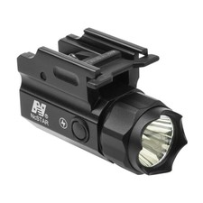 NcStar Compact Flashlight Black Cree LED 150 Lumens QR w-Strobe Rifle - ACQPTF