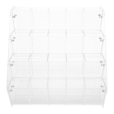 Acrylic Stationery Case Desktop Writing Tool Holder Brush Organiser