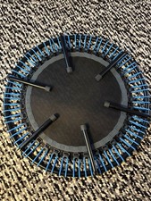 Bellicon 112 cm Rebounder, Blue – Medium, Screw-On Legs + Comfort Mat. Excellent