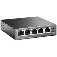 TP-Link TL-SG1005P 5-Port Gigabit Desktop Switch with 4-Port PoE Unmanaged Switc
