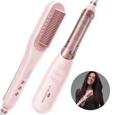 Wavytalk B390 Pro Steam Hair Straightener Brush, Hydro-Infusion Technology,