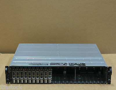 Dell PowerVault MD1120 SAS Storage Array 10x 146Gb 15K Festplatten 2 Controller