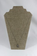 Schnauzer Pendant on Box Chain.